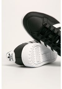 adidas Originals - Buty dziecięce Team Court. Nosek buta: okrągły. Zapięcie: sznurówki. Kolor: biały. Materiał: syntetyk, materiał, skóra ekologiczna, guma. Szerokość cholewki: normalna #3