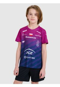 4f - 4F Koszulka meczowa replika wyjazdowa Liga Mistrzów CEV z sezonu 2024/2025 dziecięca 4F x Projekt Warszawa - multikolor 158/164 (12-14 lat). Typ kołnierza: dekolt w serek. Kolor: wielokolorowy. Materiał: dzianina, włókno, materiał, syntetyk. Wzór: gładki, nadruk, ze splotem. Sezon: lato. Styl: klasyczny, sportowy