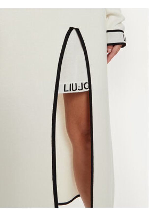 Liu Jo Sport Spódnica midi TF4053 MS59L Écru Regular Fit. Materiał: syntetyk. Styl: sportowy