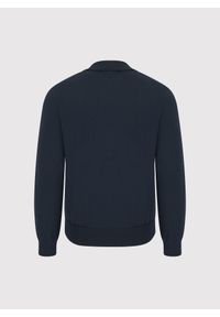 Pako Lorente - PAKO LORENTE - Bawełniany kardigan w kolorze granatowym. Okazja: na co dzień. Typ kołnierza: polo. Kolor: niebieski, zielony. Materiał: bawełna. Sezon: jesień. Styl: casual #4