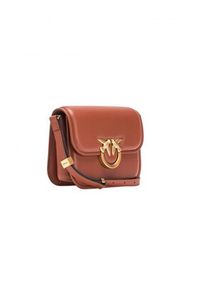 Pinko - PINKO Torba Love Box Bag Fl Mini PE 25 PLTT 104297 A26L Brązowy. Kolor: brązowy. Materiał: skórzane #4