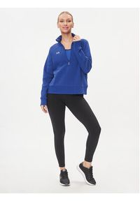 Under Armour Bluza Ua Rival Fleece Hz 1379492 Niebieski Loose Fit. Kolor: niebieski. Materiał: bawełna