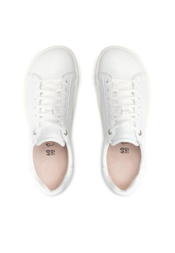 Birkenstock Sneakersy Bend Low 1017723 Biały. Kolor: biały. Materiał: skóra