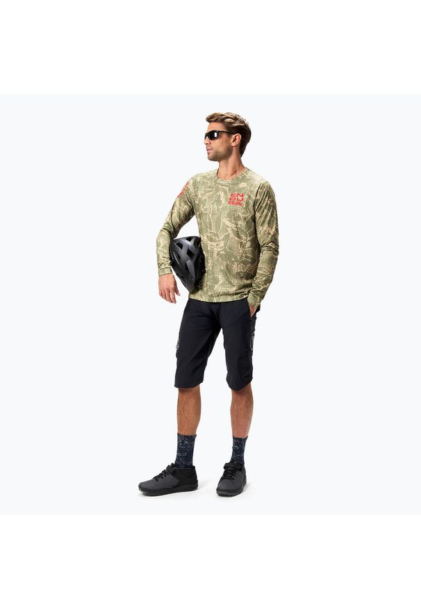 ENDURA - Longsleeve rowerowy męski Endura Grid Floral Ltd. Kolor: zielony. Długość rękawa: długi rękaw
