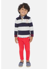 Mayoral - Spodnie dziecięce 92-134 cm. Okazja: na co dzień. Kolor: czerwony. Materiał: tkanina, elastan. Wzór: gładki. Styl: casual #1