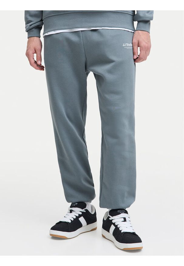 Jack & Jones - Jack&Jones Spodnie dresowe Kane Soho 12278943 Niebieski Regular Fit. Kolor: niebieski. Materiał: bawełna