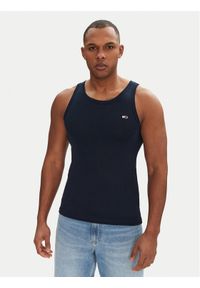 Tommy Jeans Komplet 2 tank topów DM0DM20769 Kolorowy Slim Fit. Materiał: bawełna. Wzór: kolorowy