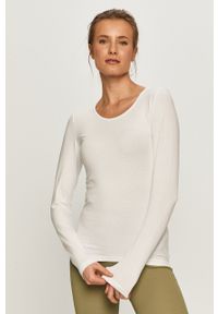 only - Only - Longsleeve. Kolor: biały. Materiał: dzianina. Długość rękawa: długi rękaw #1