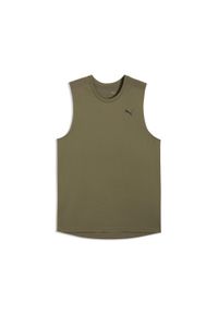 Puma - Męska treningowa koszulka bez rękawów PWRTRAIN PUMA. Kolor: zielony. Długość rękawa: bez rękawów. Sport: bieganie #1
