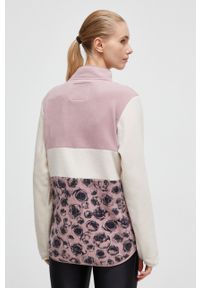 Eivy bluza sportowa Mountain kolor różowy wzorzysta. Kolor: różowy. Materiał: polar, materiał. Długość: krótkie. Styl: sportowy #5