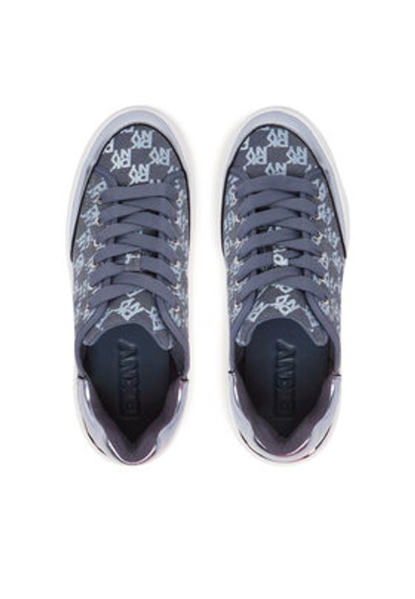 DKNY Sneakersy Bradley K1532595 Niebieski. Kolor: niebieski. Materiał: materiał