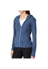 columbia - Bluza trekkingowa damska Columbia Outer Spaced Full Zip. Kolor: niebieski. Materiał: poliester, bawełna. Sport: turystyka piesza
