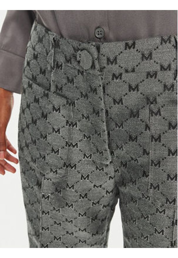 Lola Casademunt by Maite Spodnie materiałowe MF2414002 41M Szary Regular Fit. Kolor: szary. Materiał: syntetyk