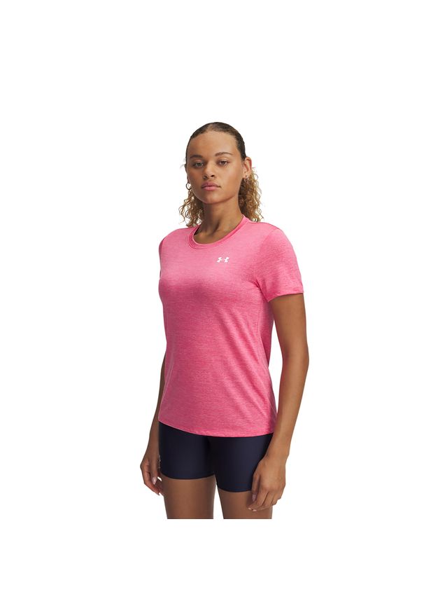 Koszulka treningowa damska Under Armour Tech C-Twist. Kolor: różowy