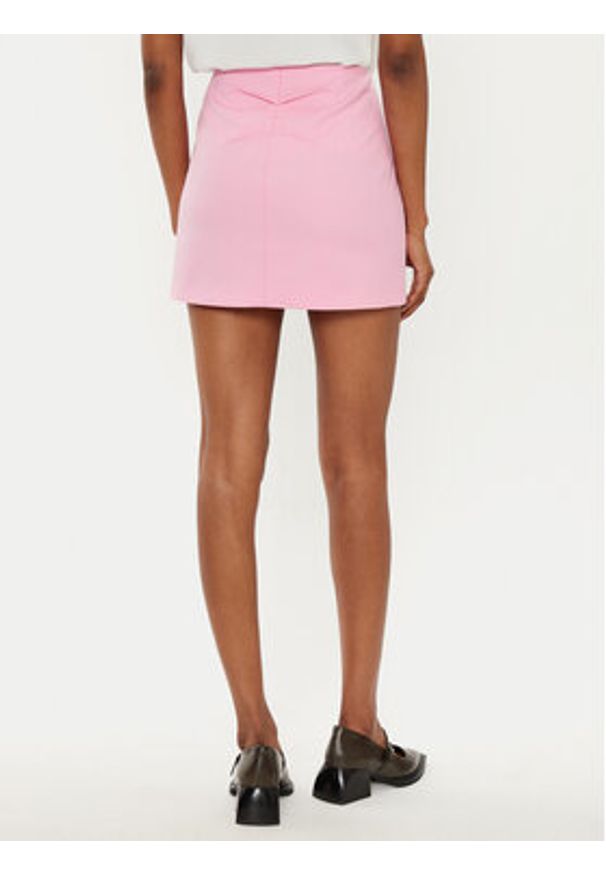Patrizia Pepe Spódnica mini 8G0410/A106-R836 Różowy Regular Fit. Kolor: różowy. Materiał: syntetyk, wiskoza