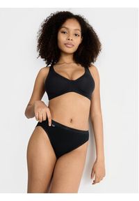 Sloggi Biustonosz bezfiszbinowy Basic 10222327 Czarny. Kolor: czarny. Materiał: bawełna #3