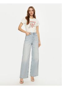 Guess T-Shirt W5RI10 I3Z14 Écru Regular Fit. Materiał: bawełna #4