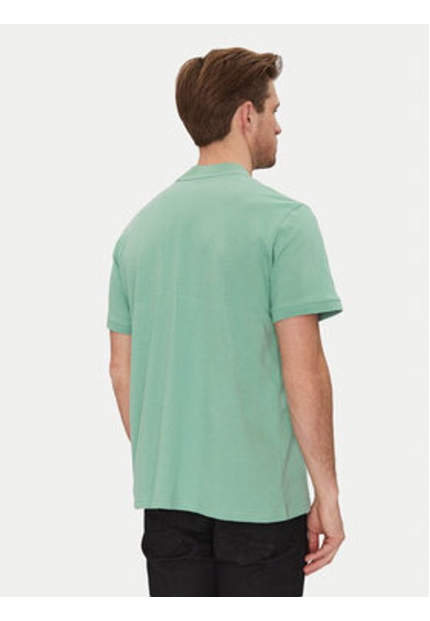Blend Polo 20717858 Zielony Regular Fit. Typ kołnierza: polo. Kolor: zielony. Materiał: bawełna