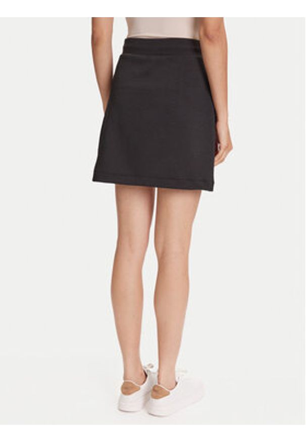 Guess Spódnica mini V5YD03 KBSL2 Czarny Regular Fit. Kolor: czarny. Materiał: syntetyk