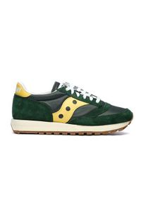 Buty do chodzenia męskie Saucony Jazz 81. Zapięcie: sznurówki. Kolor: zielony. Materiał: guma, skóra. Szerokość cholewki: normalna. Sport: turystyka piesza