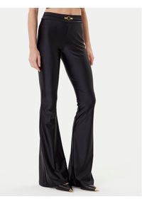 Just Cavalli Legginsy 78PAC101 Czarny Slim Fit. Kolor: czarny. Materiał: syntetyk