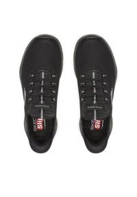skechers - Skechers Sneakersy Summits High Range 232457/BBK Czarny. Kolor: czarny. Materiał: materiał #3