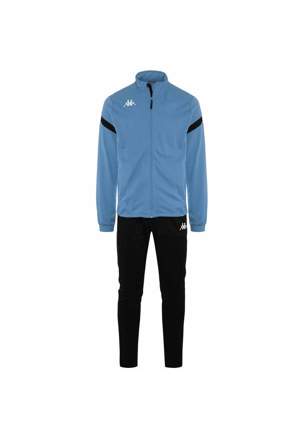 Dziecięcy dres Kappa Dalcito. Okazja: na uczelnię. Kolor: turkusowy, niebieski, wielokolorowy. Materiał: poliester