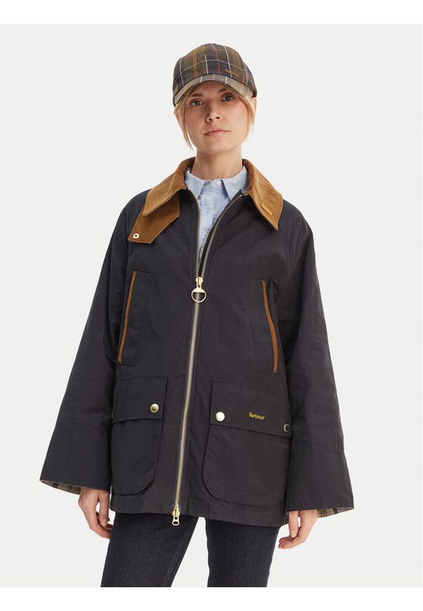 Barbour Kurtka przejściowa Icons Bedale LSP0310NY91 Granatowy Relaxed Fit. Kolor: niebieski. Materiał: bawełna