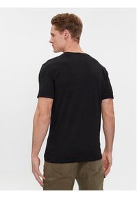Guess T-Shirt Ss Cn Treated M4RI49 KBL31 Czarny Slim Fit. Kolor: czarny. Materiał: bawełna #4