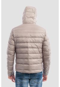 Blauer USA - BLAUER Szara kurtka męska Acton Short Jackets, Rozmiar XL. Typ kołnierza: bez kaptura. Kolor: szary. Materiał: poliamid #7