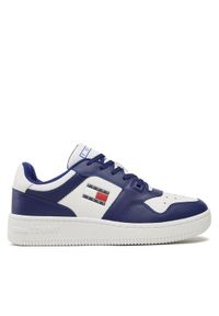 Tommy Jeans Sneakersy Tjm Basket Color EM0EM01215 Granatowy. Kolor: niebieski. Materiał: skóra
