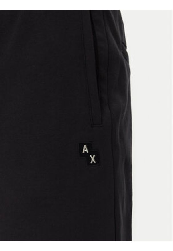Armani Exchange Szorty sportowe XM000471 AF13109 UB101 Granatowy Regular Fit. Kolor: niebieski. Materiał: bawełna. Styl: sportowy