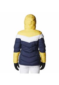 columbia - Kurtka Zimowa Damska Columbia Abbott Peak Insulated. Kolor: biały, niebieski, żółty, wielokolorowy. Sezon: zima