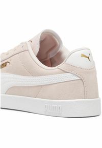 Puma - Sneakersy zamszowe unisex PUMA Club II PUMA Island Pink White Gold. Kolor: biały, różowy, żółty, wielokolorowy. Materiał: zamsz