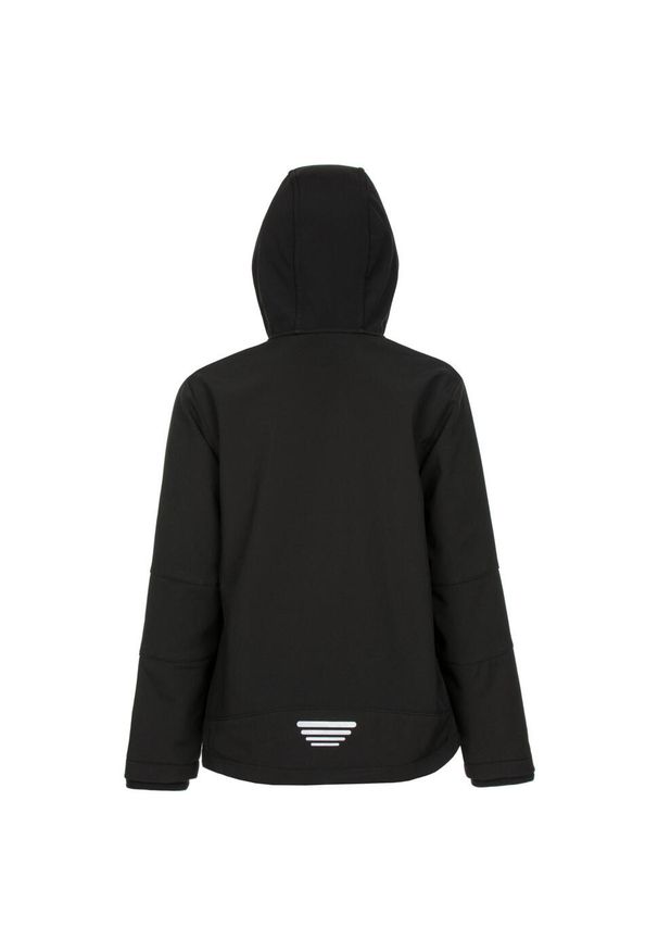 Kurtka dziecięca turystyczna CMP 3A00094. Kolor: czarny. Materiał: softshell. Styl: sportowy