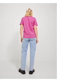 JJXX T-Shirt Anna 12200182 Różowy Regular Fit. Kolor: różowy. Materiał: bawełna #7