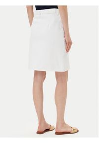 TOMMY HILFIGER - Tommy Hilfiger Spódnica jeansowa WW0WW44391 Biały Regular Fit. Kolor: biały. Materiał: bawełna #2