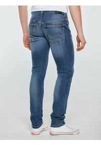 Big-Star - Jeansy męskie dopasowane niebieskie Ronan 397. Kolor: niebieski. Styl: elegancki, klasyczny, sportowy #5
