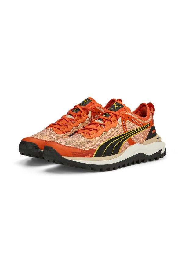 Puma - Buty do biegania męskie PUMA Voyage Nitro 2. Kolor: wielokolorowy, pomarańczowy, czarny