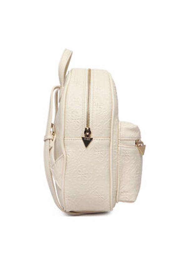 Guess Plecak J6RZ16 WGT10 Écru. Kolor: kremowy. Materiał: skóra