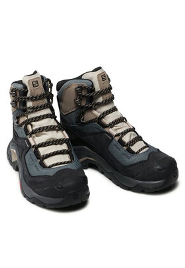 salomon - Salomon Trekkingi Quest Element Gtx W GORE-TEX 414574 20 V0 Kolorowy. Materiał: materiał. Wzór: kolorowy