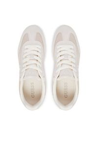 Guess Sneakersy 183329 Biały. Kolor: beżowy. Materiał: materiał #3