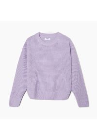 Cropp - Sweter basic - Fioletowy. Kolor: fioletowy