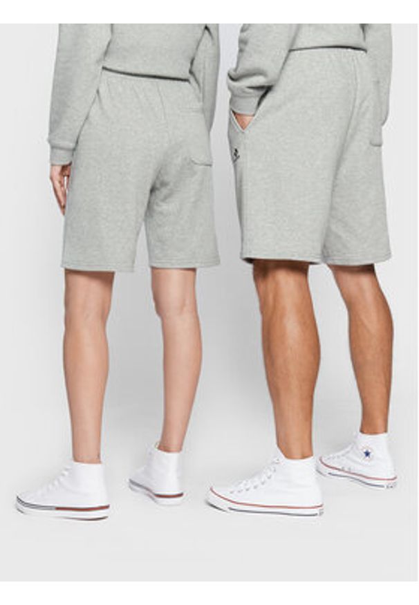 Converse Szorty sportowe Unisex Core 10023875-A02 Szary Regular Fit. Kolor: szary. Materiał: bawełna
