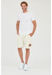 Aeronautica Militare - AERONAUTICA MILITARE Beżowe męskie shorty Crew Chief, Rozmiar 54. Kolor: beżowy #4