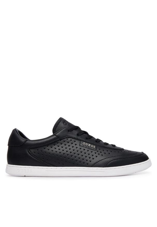 Guess Sneakersy FMJNIX LEA12 Czarny. Kolor: czarny. Materiał: syntetyk, skóra