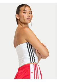 Adidas - adidas Top 3-Stripes KD6235 Biały Slim Fit. Kolor: biały. Materiał: syntetyk #7