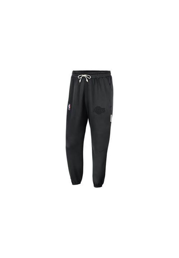 Spodnie sportowe męskie Nike Nba Los Angeles Lakers Dri-fit. Kolor: czarny. Materiał: dresówka. Technologia: Dri-Fit (Nike). Długość: długie