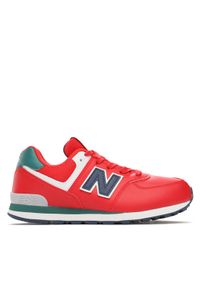 New Balance Sneakersy GC574CU Czerwony. Kolor: czerwony. Materiał: skóra. Model: New Balance 574 #1