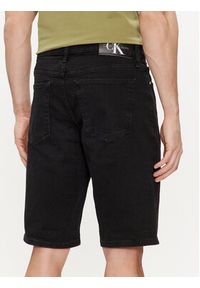 Calvin Klein Jeans Szorty jeansowe J30J324872 Czarny Slim Fit. Kolor: czarny. Materiał: bawełna